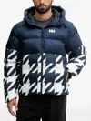 Helly Hansen Oslo Graphic-print Puffer Jacket In Blue