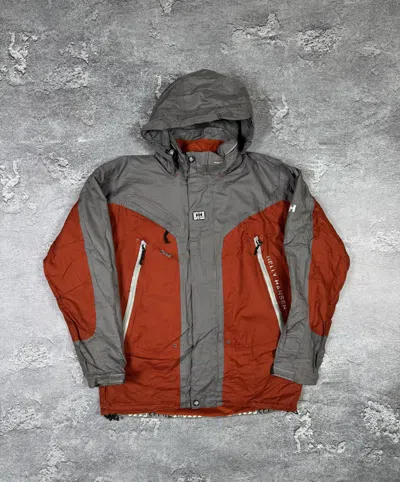 Pre-owned Helly Hansen Outdoor Gorpcore Jacket 2000s Size M Streetwear In Gray
