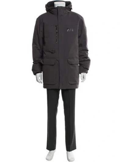 Pre-owned Helly Hansen Parka In Black