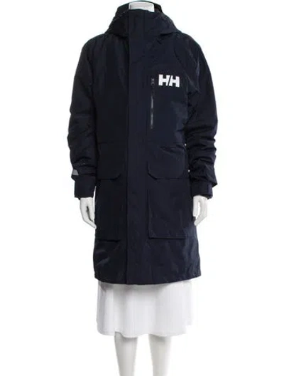 Pre-owned Helly Hansen Parka In Blue