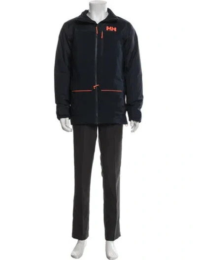 Pre-owned Helly Hansen Parka In Blue