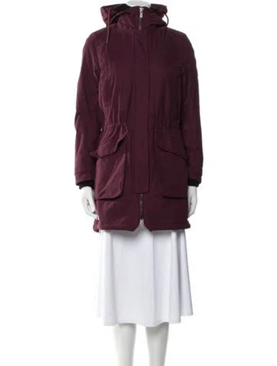 Pre-owned Helly Hansen Parka In Burgundy