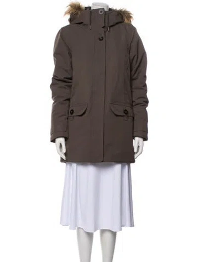 Pre-owned Helly Hansen Parka In Gray