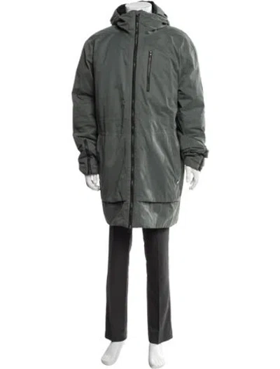 Pre-owned Helly Hansen Parka In Green
