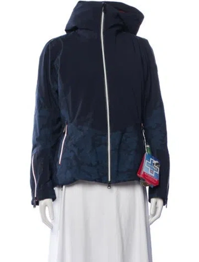 Pre-owned Helly Hansen Patterned Performance Jacket W/ Tags In Blue