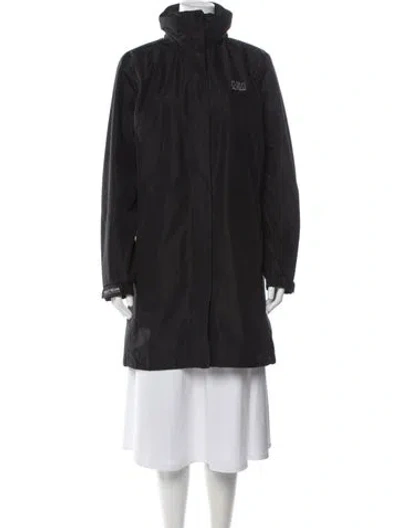 Pre-owned Helly Hansen Performance Coat In Black