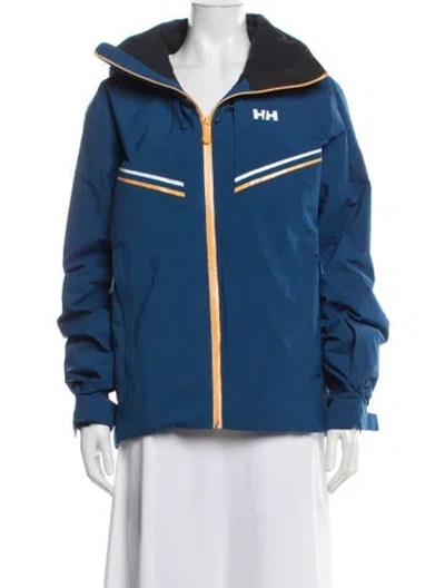 Pre-owned Helly Hansen Performance Coat In Blue