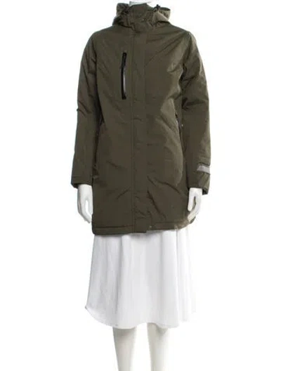 Pre-owned Helly Hansen Performance Coat In Green