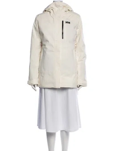 Pre-owned Helly Hansen Performance Coat In Neutral