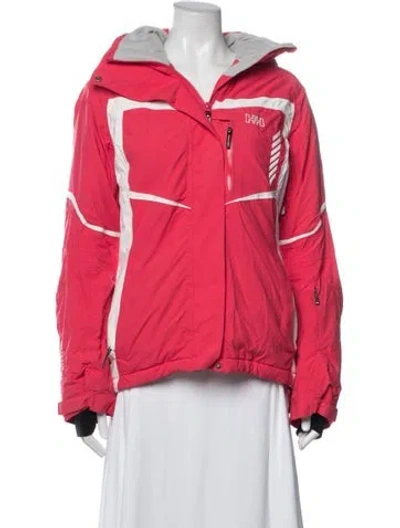 Pre-owned Helly Hansen Performance Coat In Pink/red
