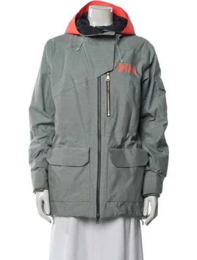 Pre-owned Helly Hansen Performance Jacket In Green