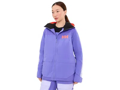 Helly Hansen Pochaser 3.0 Jacket Women's Jacket Ultra Violet: Lg, Polyester In Purple