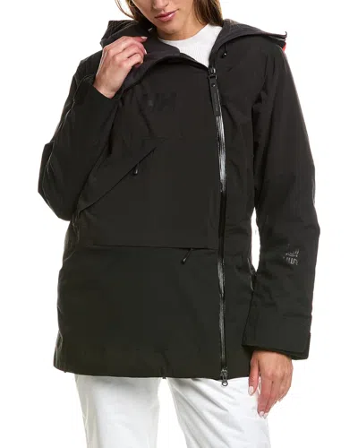 Helly Hansen Powchaser Asym Jacket In Black