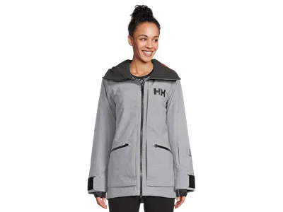 Helly Hansen Powderqueen 3.0 Jacket In Gray