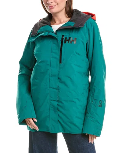 Helly Hansen Powshot Jacket In Green
