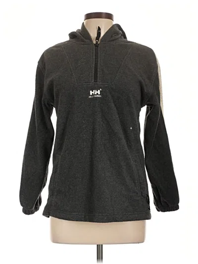 Pre-owned Helly Hansen Pullover Hoodie In Black