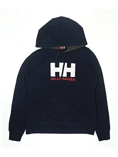 Pre-owned Helly Hansen Kids' Pullover Hoodie In Blue