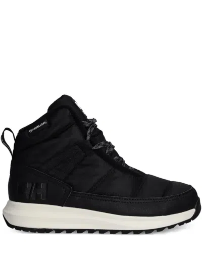 Helly Hansen Quilted Lace-up Ski Boots In Black