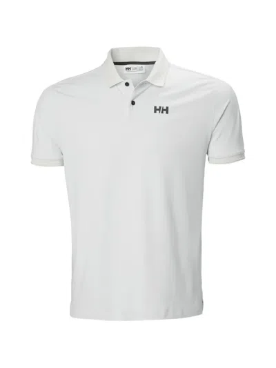 Helly Hansen Salina Logo-print Polo Shirt In White