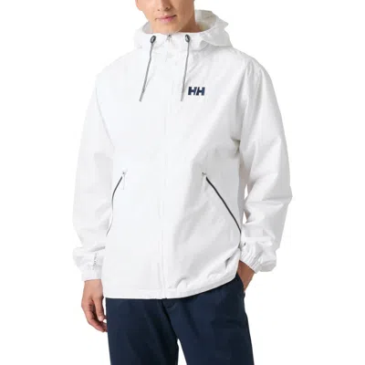 Helly Hansen Sandoy Waterproof Rain Jacket In White
