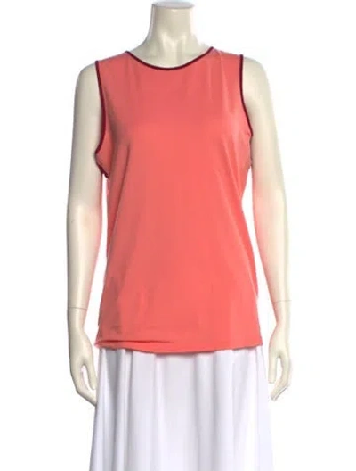 Pre-owned Helly Hansen Scoop Neck Sleeveless Top In Pink