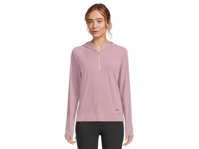 Helly Hansen Shine Solen 1/2 Zip Hoodie In Pink