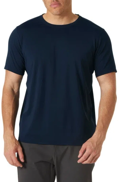 Helly Hansen Shine Solen Performance T-shirt In Navy