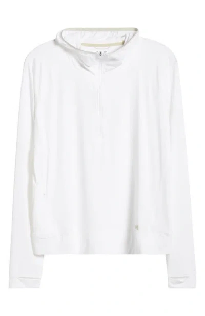 Helly Hansen Shine Solen Sun Half-zip Pullover In White