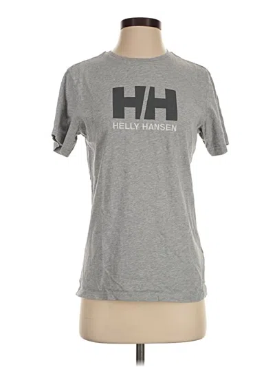 Pre-owned Helly Hansen Short Sleeve T-shirt In Gray