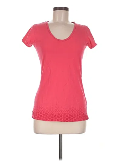 Pre-owned Helly Hansen Short Sleeve T-shirt In Pink