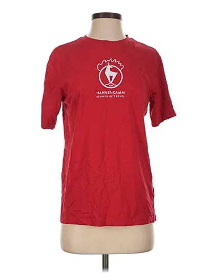 Pre-owned Helly Hansen Short Sleeve T-shirt In Red