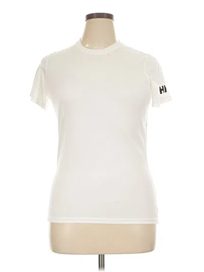 Pre-owned Helly Hansen Short Sleeve Turtleneck In Ivory