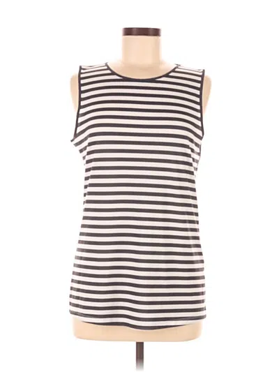 Pre-owned Helly Hansen Sleeveless Top Gray Boatneck Tops