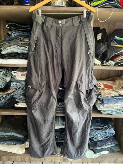 Pre-owned Helly Hansen Snow Cargo Pants In Black