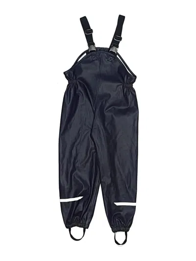 Pre-owned Helly Hansen Kids' Snow Pants With Bib In Blue
