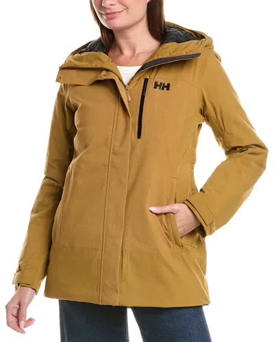 Helly Hansen Snowplay Long Ins Jacket In Animal Print