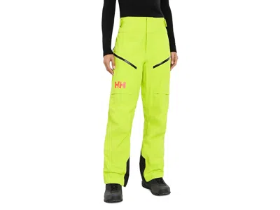 Helly Hansen Sogn Shell Pants Women's Clothing Luminous Green: Md 33.5, Elastane/synthetic