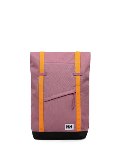 Helly Hansen Kids' Stockholm Roll-top Logo-patch Backpack In Pink