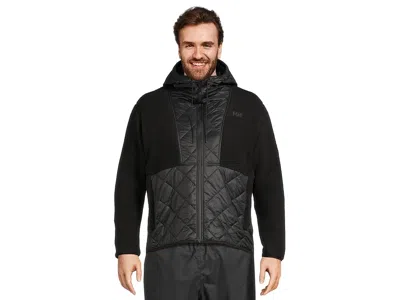 Helly Hansen Stowe Hooded Hybrid Jacket In Black