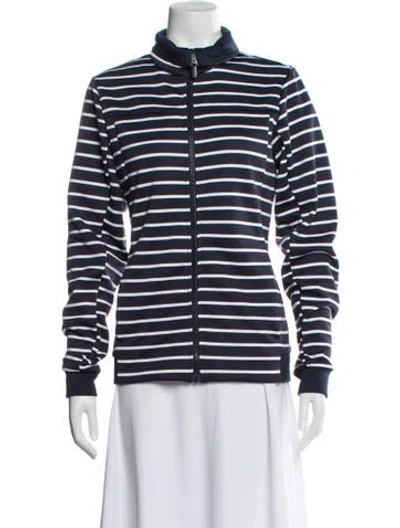 Pre-owned Helly Hansen Striped Jacket In Blue