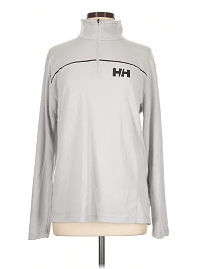 Pre-owned Helly Hansen Sweatshirt In Silver