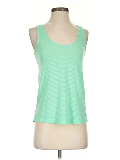 Pre-owned Helly Hansen Tank Top Green Halter Neckline Tops