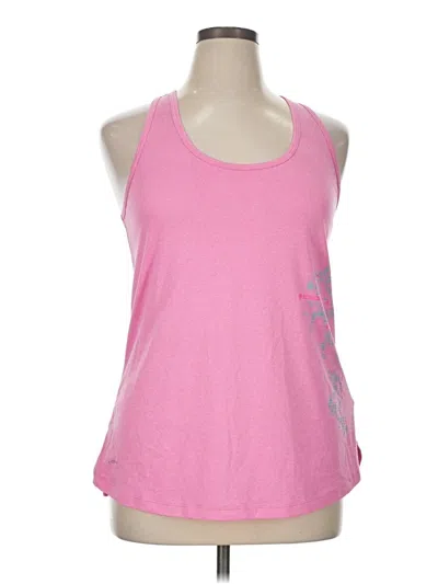 Pre-owned Helly Hansen Tank Top Pink Halter Neckline Tops