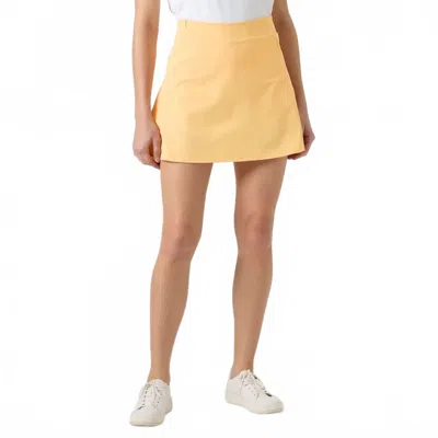 Helly Hansen Thalia Skort In Miami Peach In Yellow