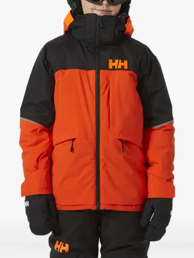 Helly Hansen Kids' The Juniors' Summit Ski Hooded Jacket In Red