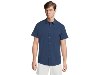 Helly Hansen Tofino Solen Short Sleeve Shirt In Blue