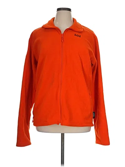 Pre-owned Helly Hansen Track Jacket In Orange