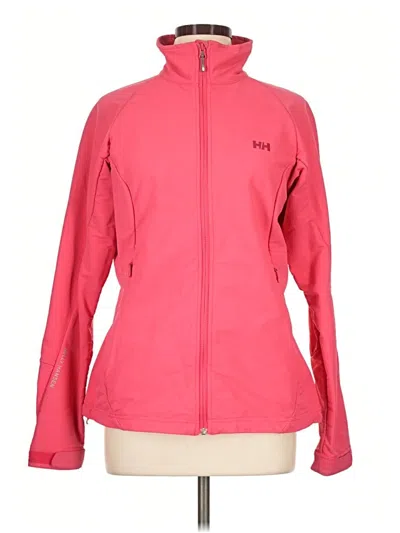 Pre-owned Helly Hansen Track Jacket In Pink