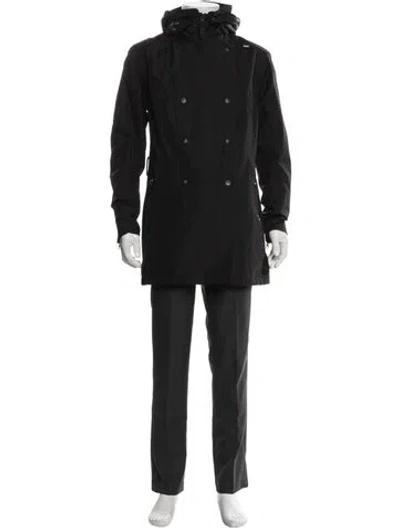 Pre-owned Helly Hansen Trench Coat In Black
