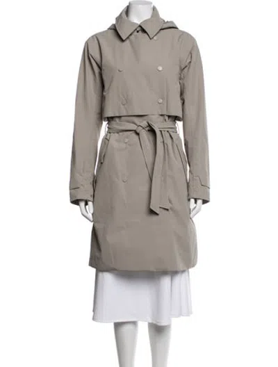 Pre-owned Helly Hansen Trench Coat In Neutrals